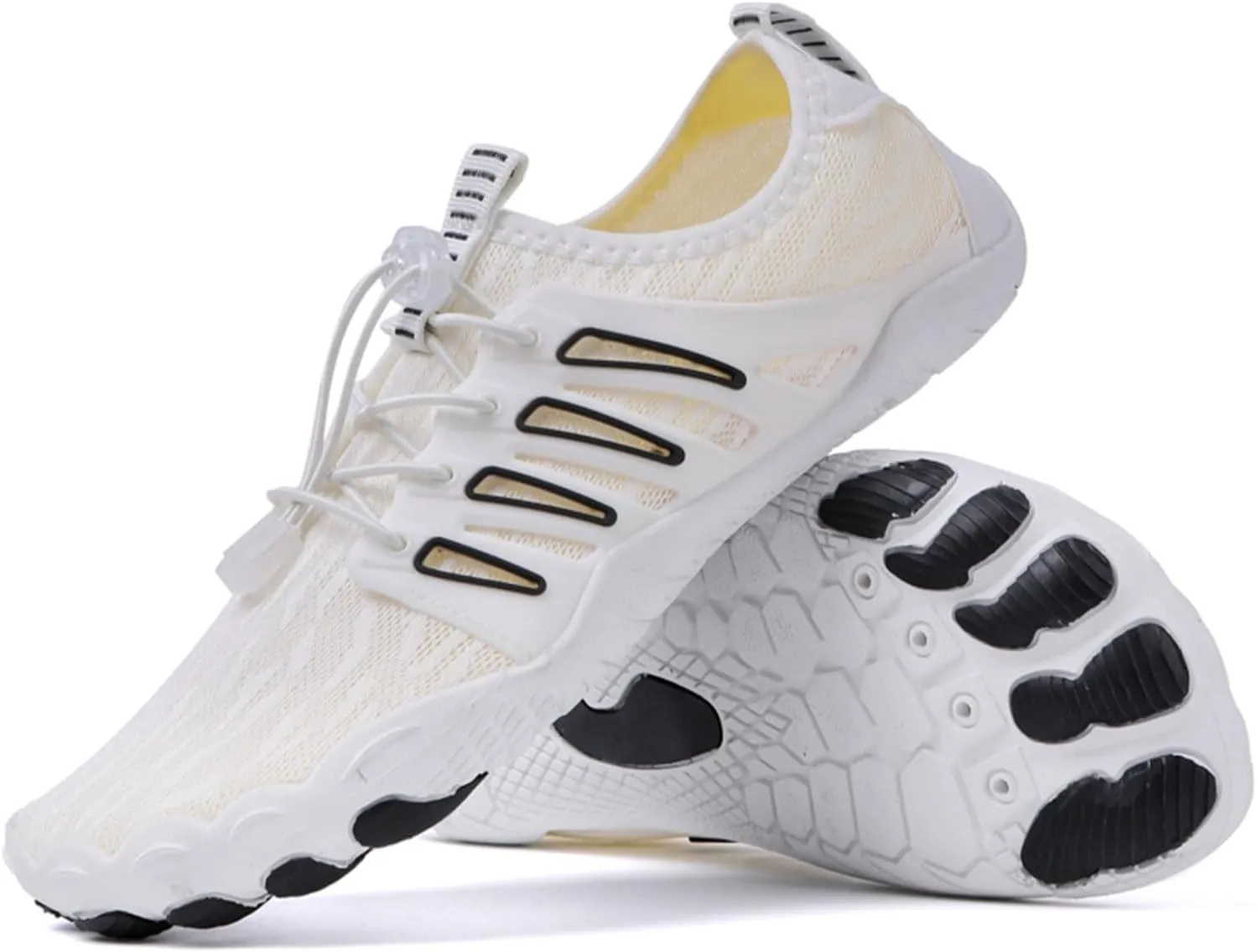 Hiking Water Shoes with Arch Support for Women Walking Wide Width Grounded Footwear for Women Men with Neuropathy Wide Toe Box Sneakers Non-Slip Diabetic Shoe Quick-Dry Waterproof Unisex