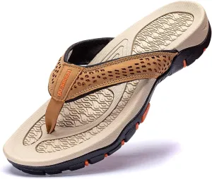 HOBIBEAR Mens Flip Flop Thong Sandals