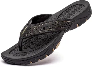 HOBIBEAR Mens Flip Flop Thong Sandals