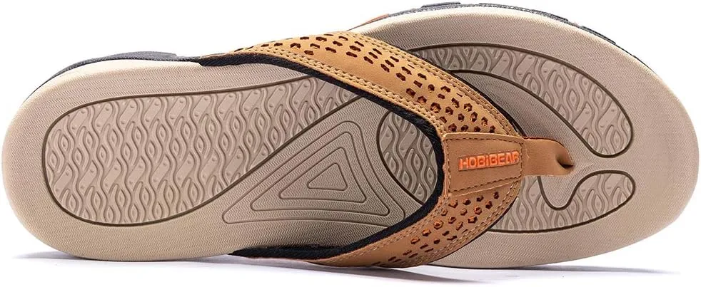 HOBIBEAR Mens Flip Flop Thong Sandals