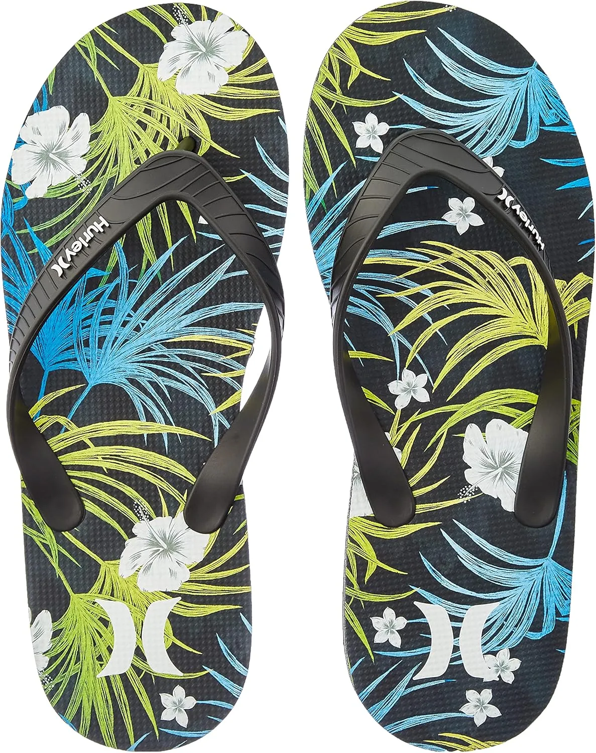 Hurley Unisex-Adult Dawn Flip-Flops Green/Blue 8 M