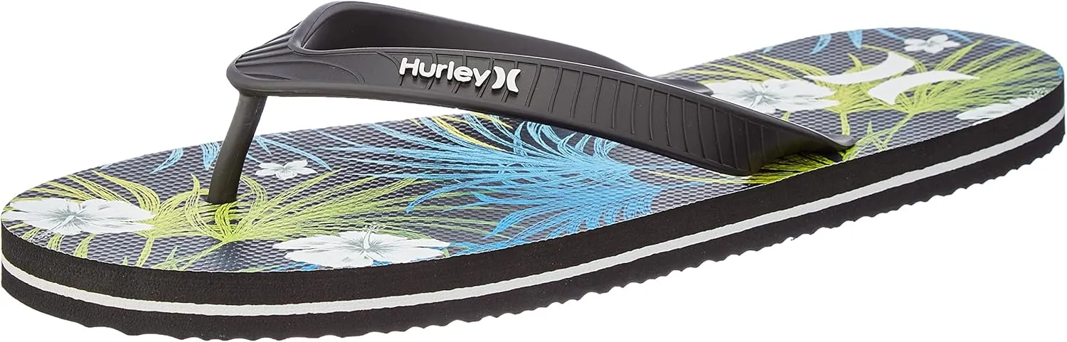 Hurley Unisex-Adult Dawn Flip-Flops Green/Blue 8 M