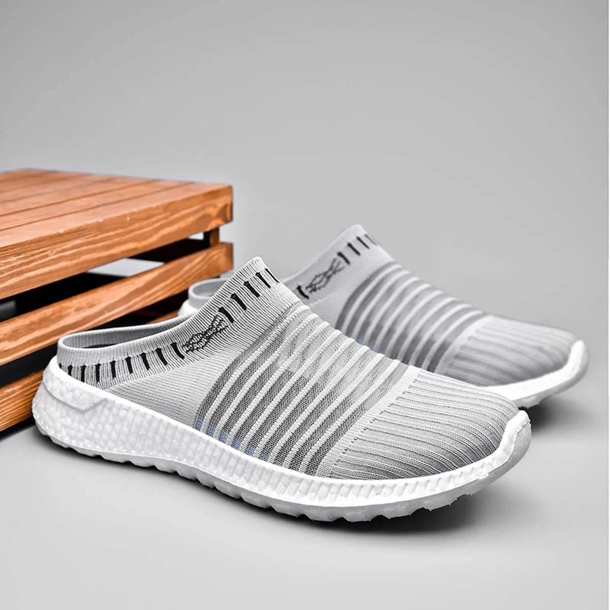 HYDLONGR Men's Women's Light Weight Breathable Quick Drying Garden Sandals Anti Slip High Elastic Clog Mule Slipper Indoor Outdoor