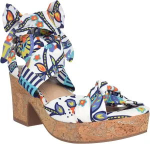 Impo Vinya Ankle Wrap Platform Sandal with Memory Foam