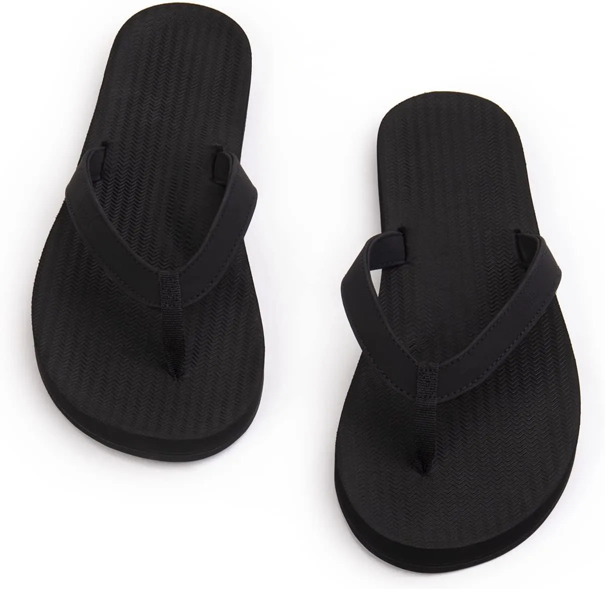 Indosole Women's ESSNTLS Vegan Flip Flops [Reused Tire Sole, Natural Rubber Arch Support, ENVRO Strap, Waterproof]