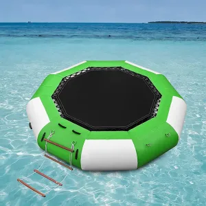 Inflatable Water Toy Inflatable Water Trampoline, Trampoline Children Adult Water Toy Park, Lake Trampoline,13FT/4M