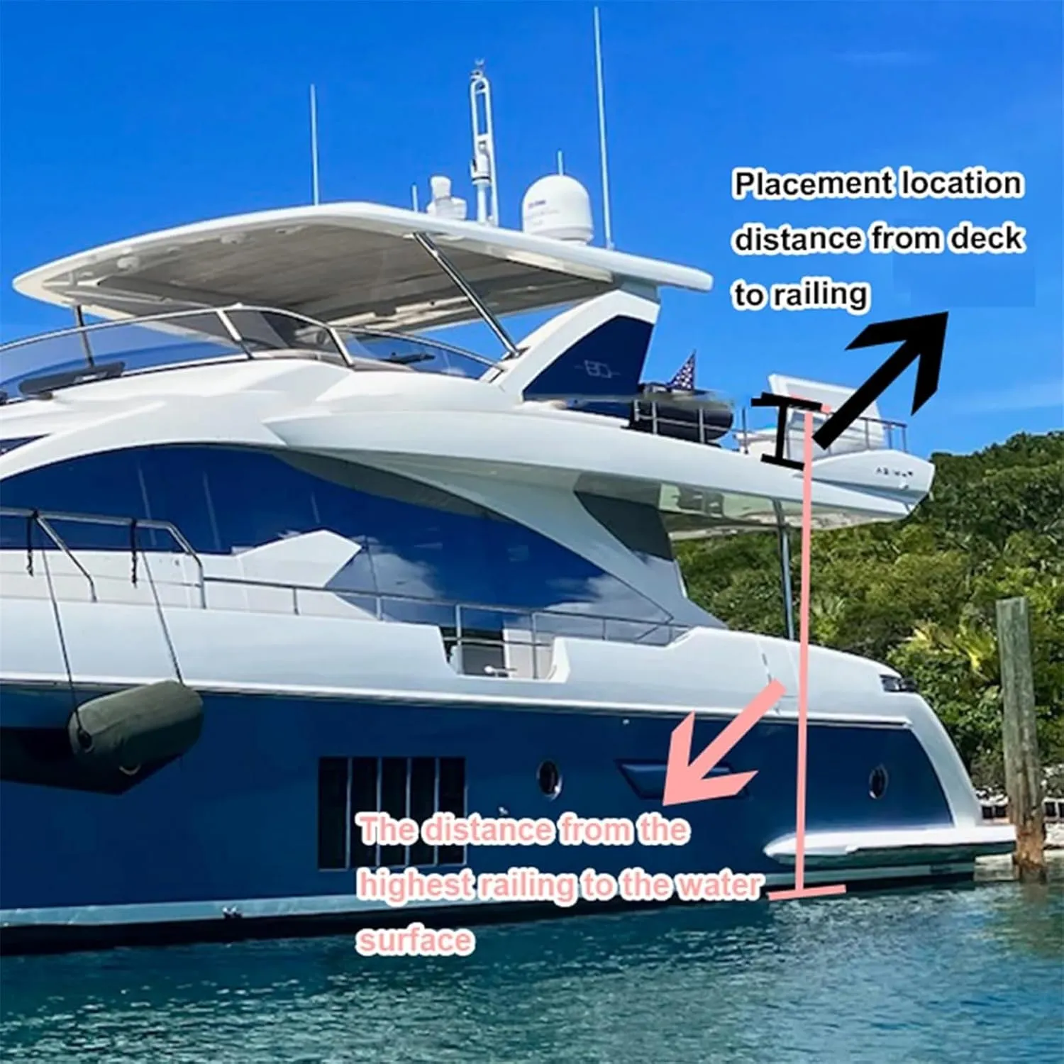 Inflatable Yacht Slide Swimming Platform with Air Pump for Adults and Kids Water Park, Floating Water Toys