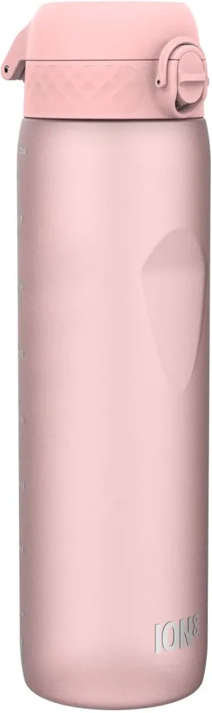 Ion8 1 Litre Water Bottle, Leak Proof, Flip Lid, Carry Handle, Rapid Liquid Flow, Dishwasher Safe, BPA Free, Soft Touch Contoured Grip, Ideal for Sports and Gym, Carbon Neutral Recyclon