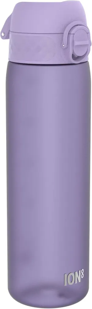Ion8 Water Bottle, 500 ml/18 oz, Leak Proof, Easy to Open, Secure Lock, Dishwasher Safe, BPA Free, Hygienic Flip Cover, Carry Handle, Fits Cup Holders, Easy Clean, Odor Free, Carbon Neutral