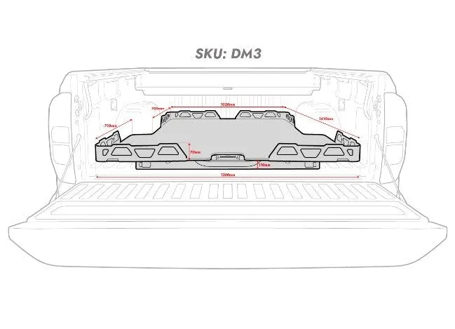 Isuzu Dmax Ute Slide Tray