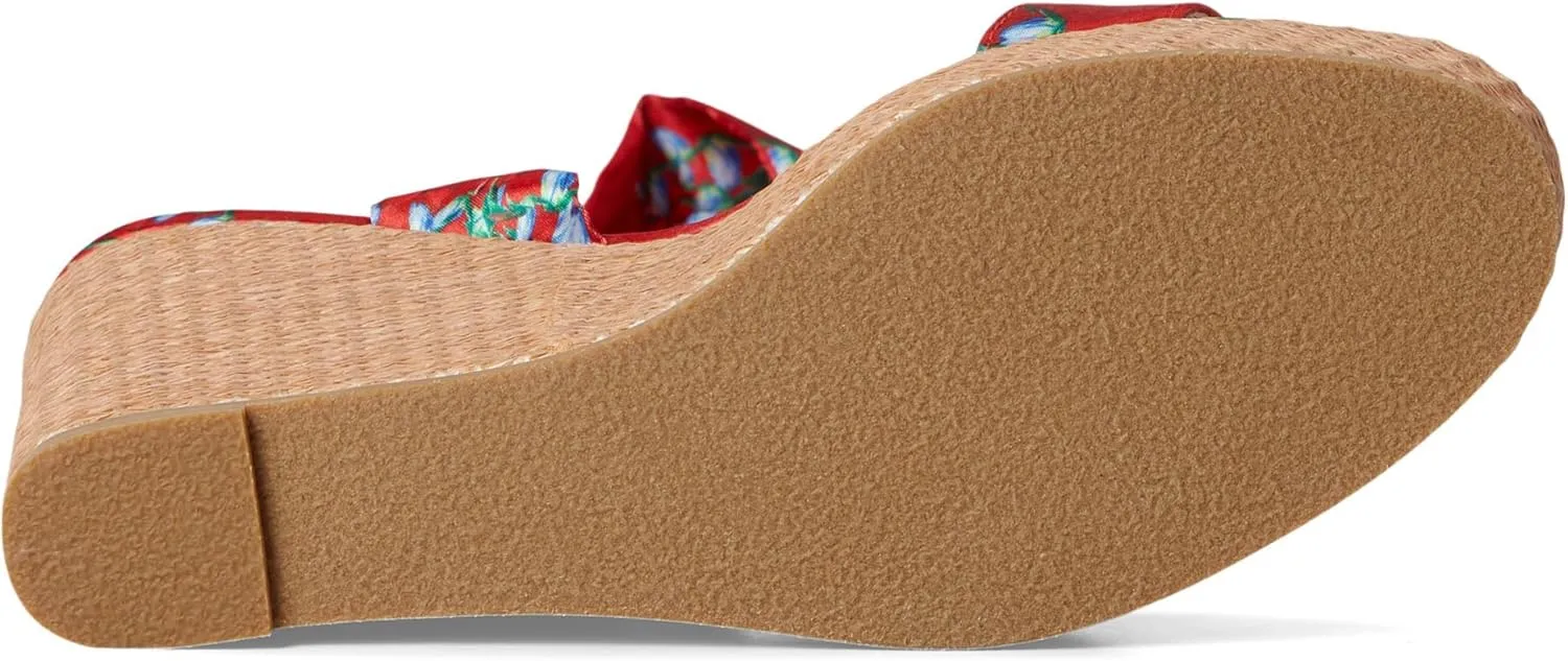 Jack Rogers Women's Deirdre Scarf Wedge Sandal