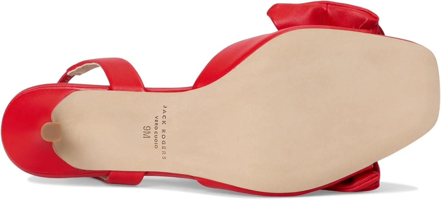 Jack Rogers Women's Eloise Bow Slingback Heeled Sandal