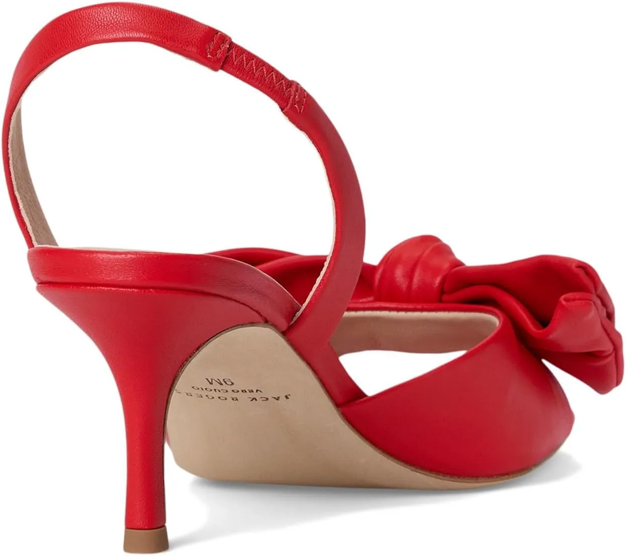 Jack Rogers Women's Eloise Bow Slingback Heeled Sandal