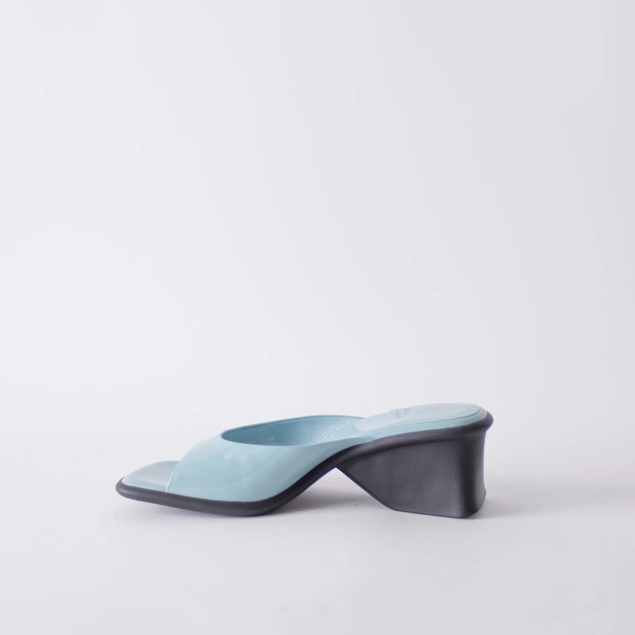 JEFFREY CAMPBELL FALLON - MHOT MULE LT BLUE PATENT