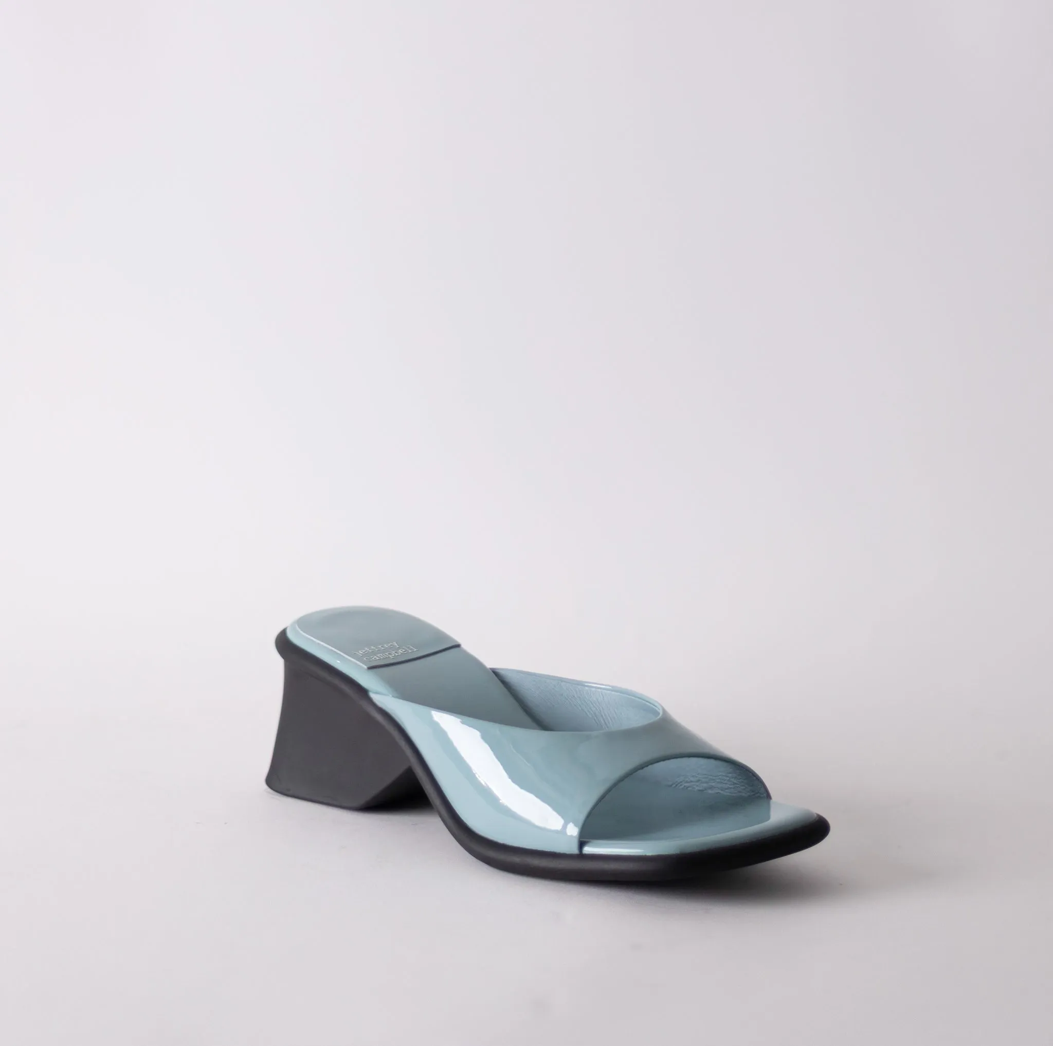 JEFFREY CAMPBELL FALLON - MHOT MULE LT BLUE PATENT