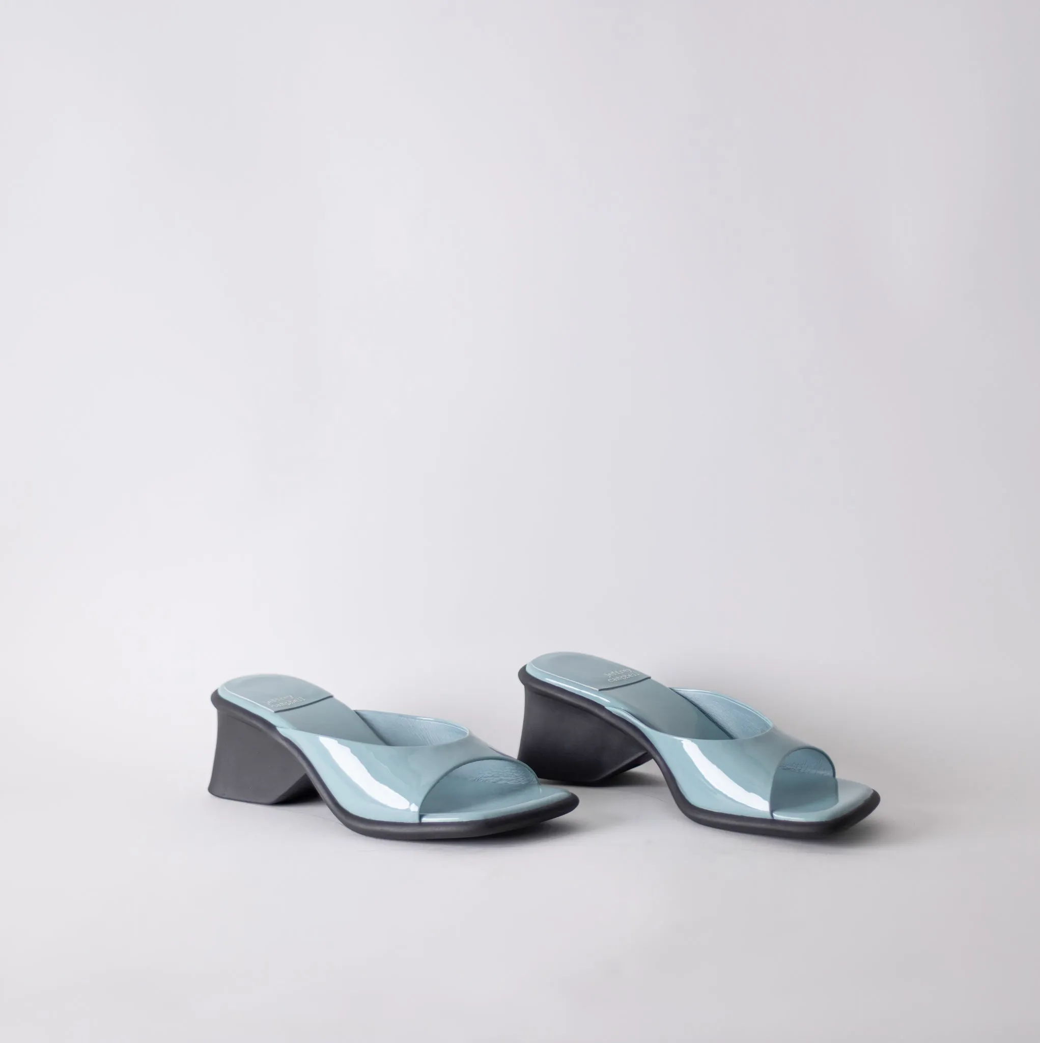 JEFFREY CAMPBELL FALLON - MHOT MULE LT BLUE PATENT