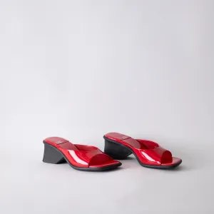 JEFFREY CAMPBELL FALLON RED PATENT - MHOT MULE