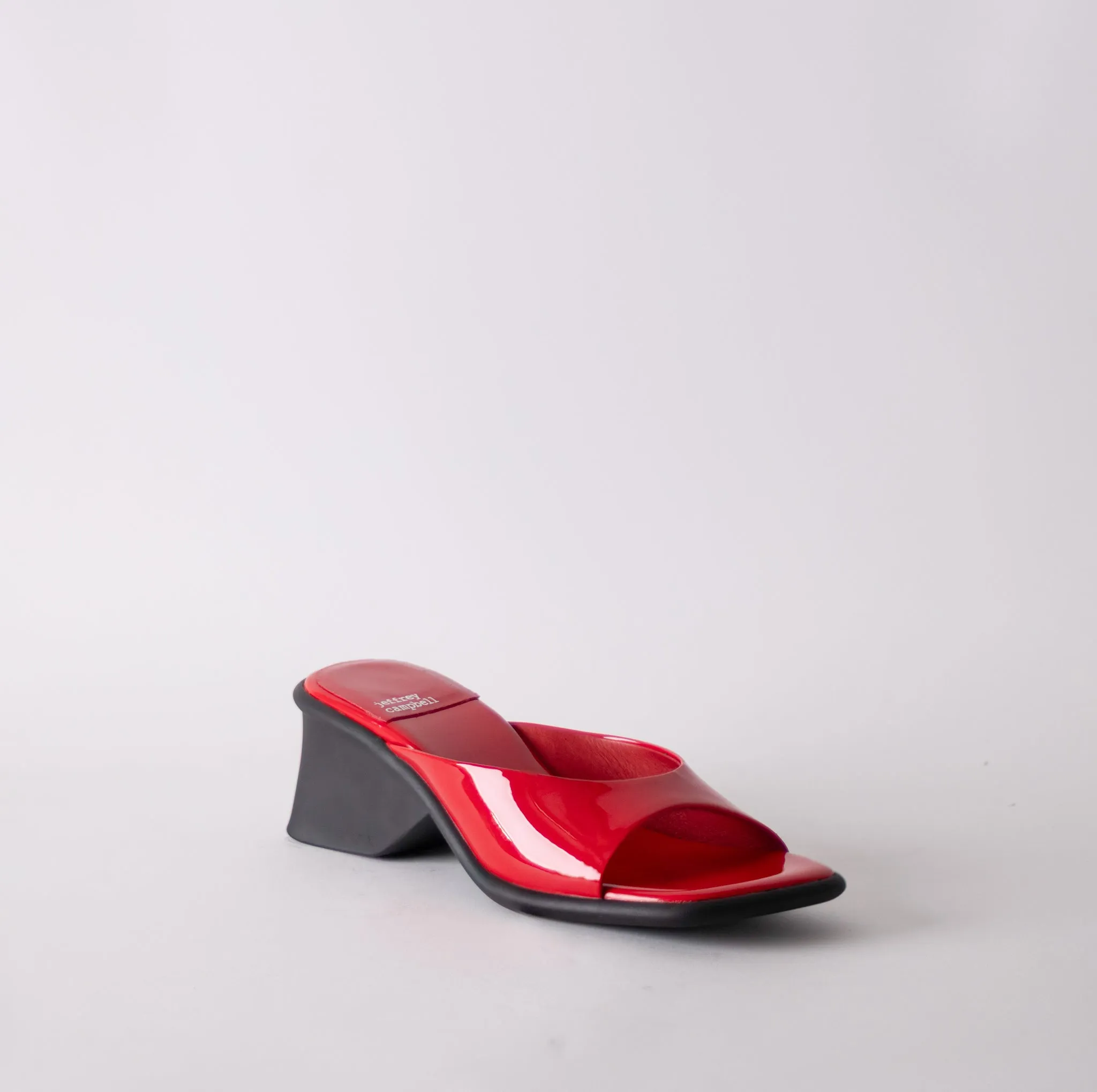 JEFFREY CAMPBELL FALLON RED PATENT - MHOT MULE