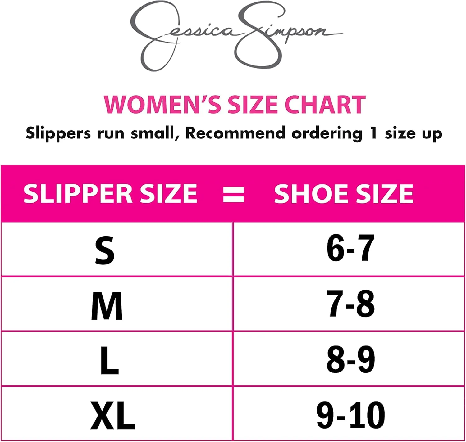 Jessica Simpson Women's Plush Marshmallow Slide-On Sandal House Slippers with Memory Foam