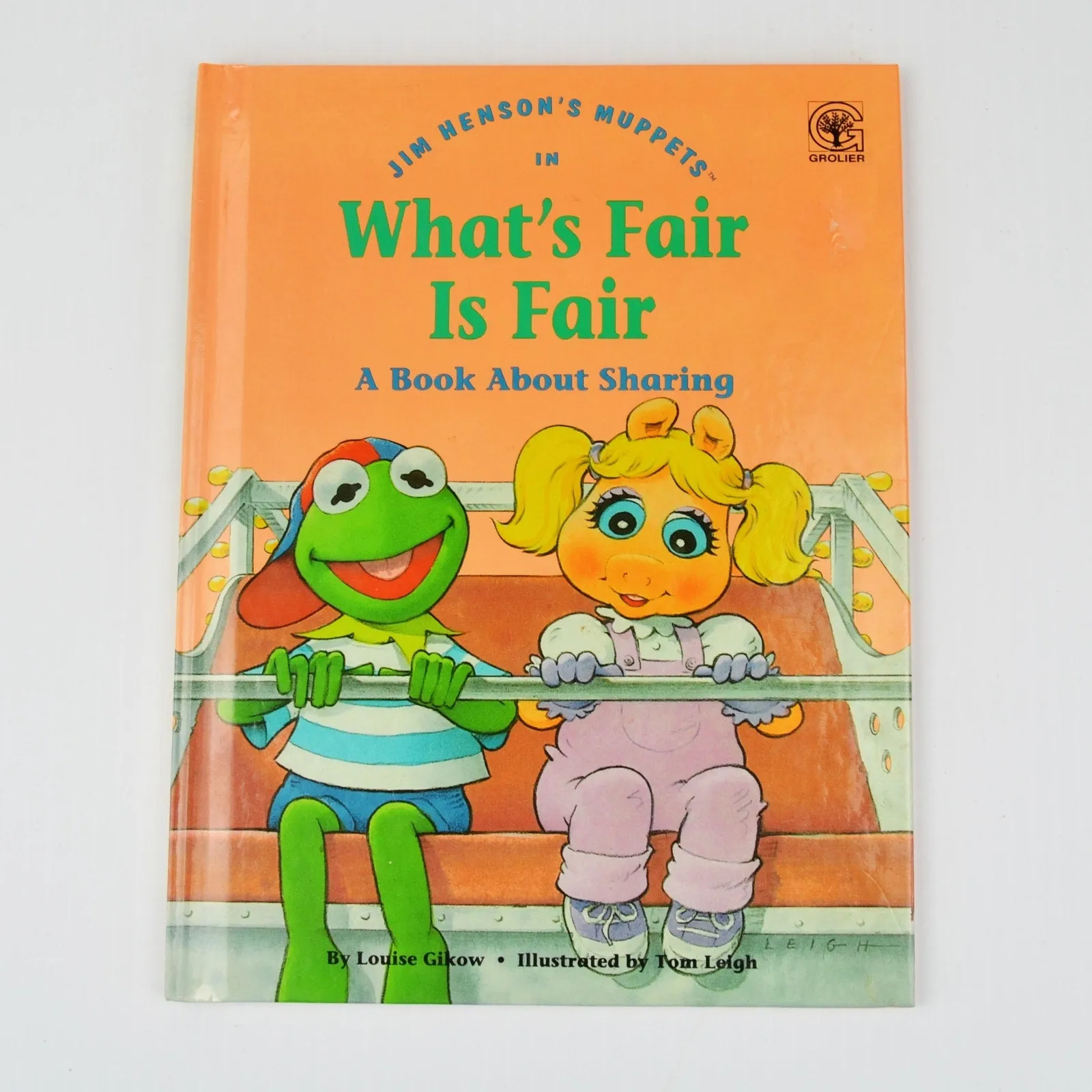 Jim Hensons Muppets Values To Grow On Books Lot 6 VTG HC - Kermit, Piggy, Fozzie
