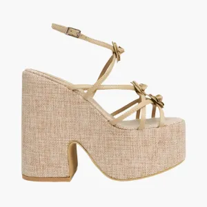 Joella Floral Wedge Sandal