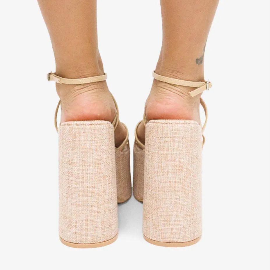 Joella Floral Wedge Sandal