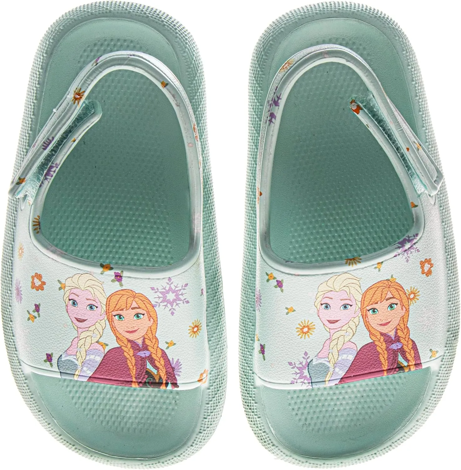 Josmo Kids Slides Open Toe Sandal - Frozen Minnie Mouse Stitch - Girls Sandals Slide SlipOn (sizes: 5-10 toddler)