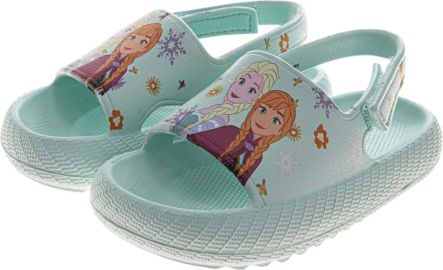 Josmo Kids Slides Open Toe Sandal - Frozen Minnie Mouse Stitch - Girls Sandals Slide SlipOn (sizes: 5-10 toddler)