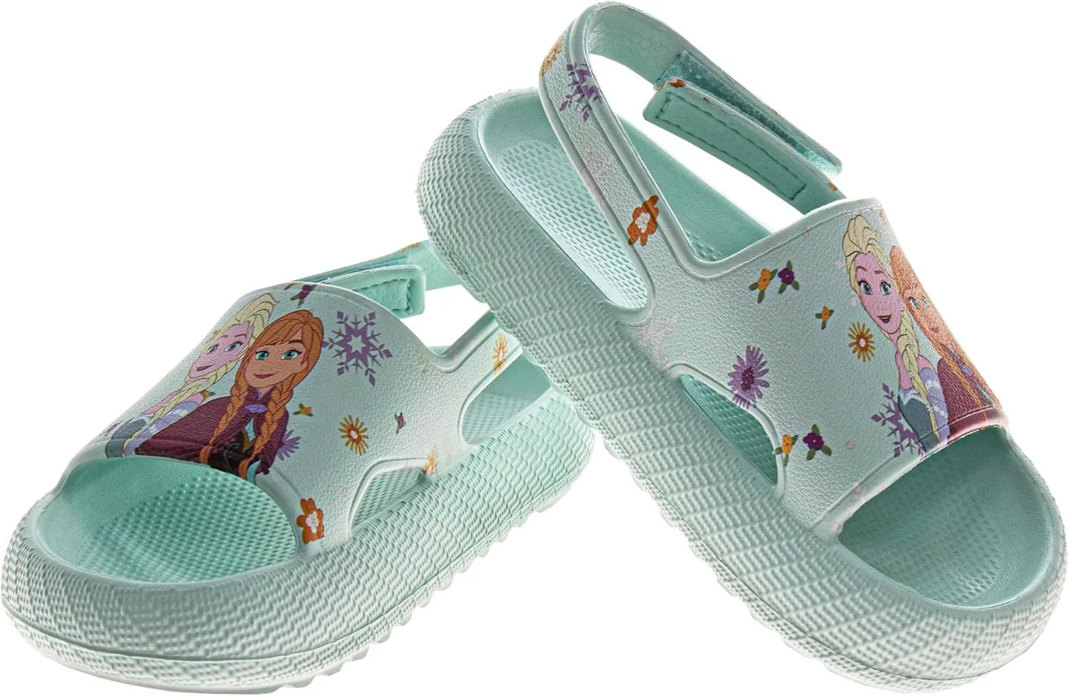 Josmo Kids Slides Open Toe Sandal - Frozen Minnie Mouse Stitch - Girls Sandals Slide SlipOn (sizes: 5-10 toddler)