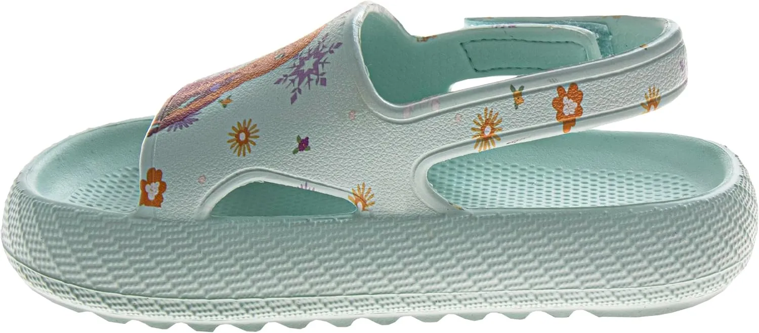 Josmo Kids Slides Open Toe Sandal - Frozen Minnie Mouse Stitch - Girls Sandals Slide SlipOn (sizes: 5-10 toddler)