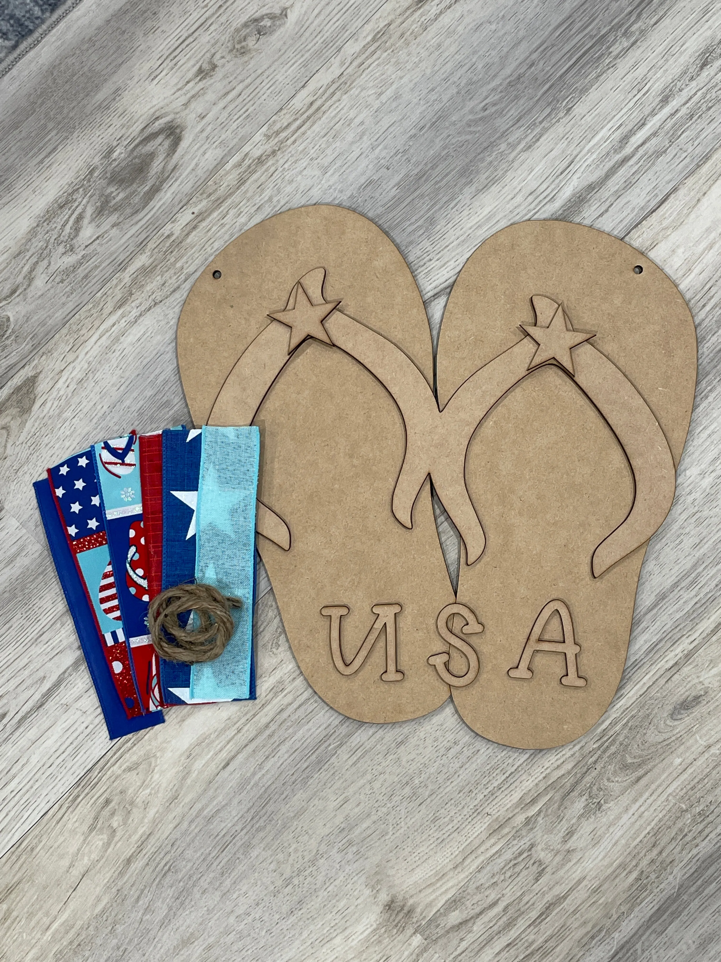 June 2024 USA  Flip Flops - Happy Mail Project Kit