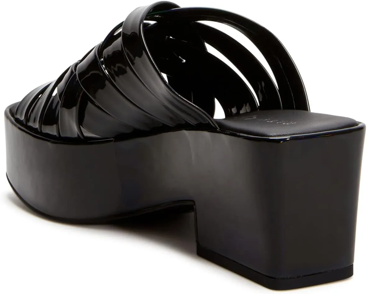 Katy Perry Women's The Busy Bee Criss Cross Slide Wedge Sandal