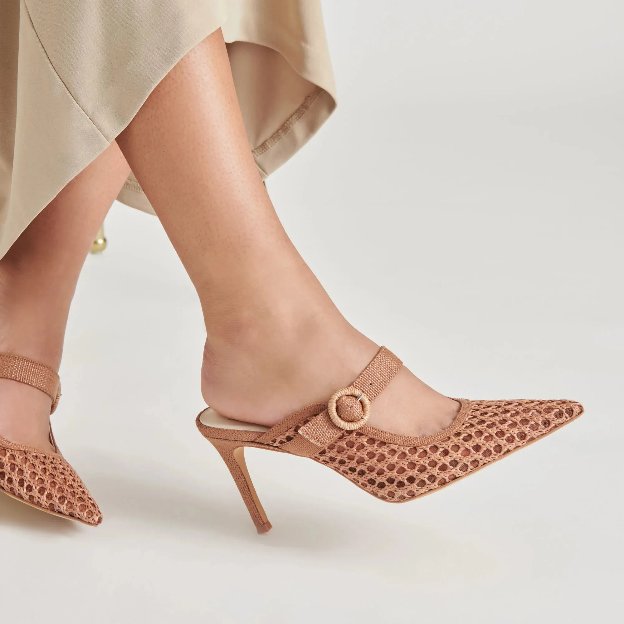 KEEKEE HEEL | RAFFIA