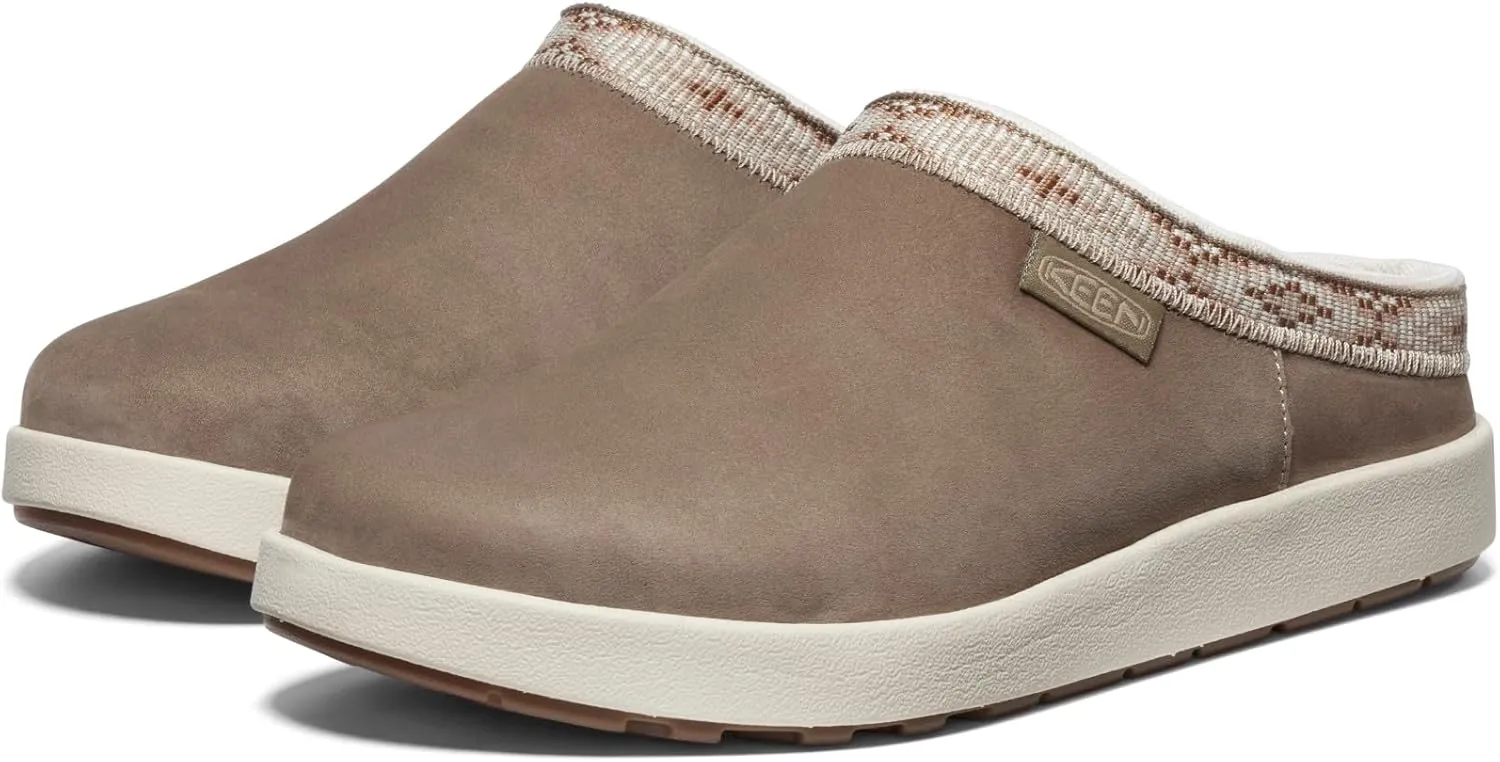 KEEN Women's Elle Suede Comfortable Durable Indoor Outdoor Mule Slippers