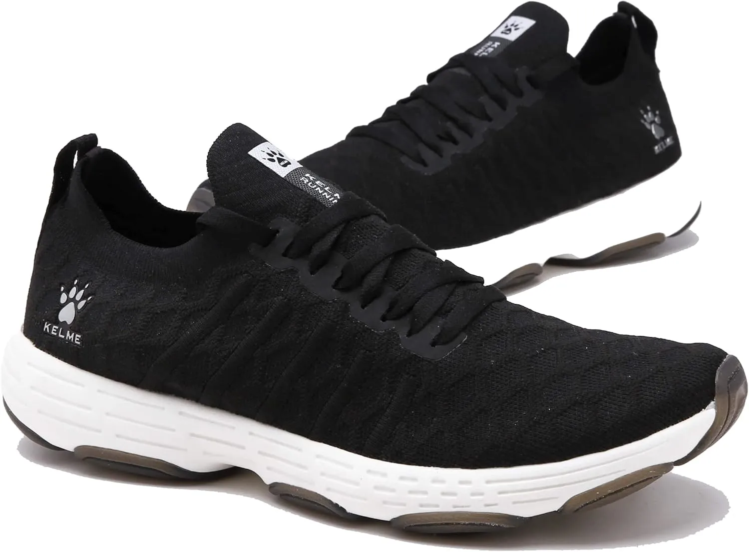 KELME Men's Slip On Running Shoes Athletic Sports Sneakers Comfy Lightweight Workout Walking Gym Cross Trainer Tennis Shoe