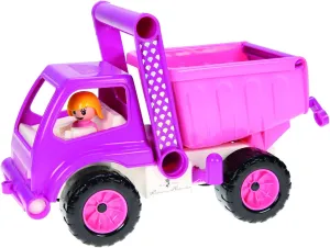 ksmtoys Lena Eco Active Princess Pink Dump Truck is a Eco Friendly BPA and Phthalates Free Green Toy Manufactured from Premium Grade Resin and Wood