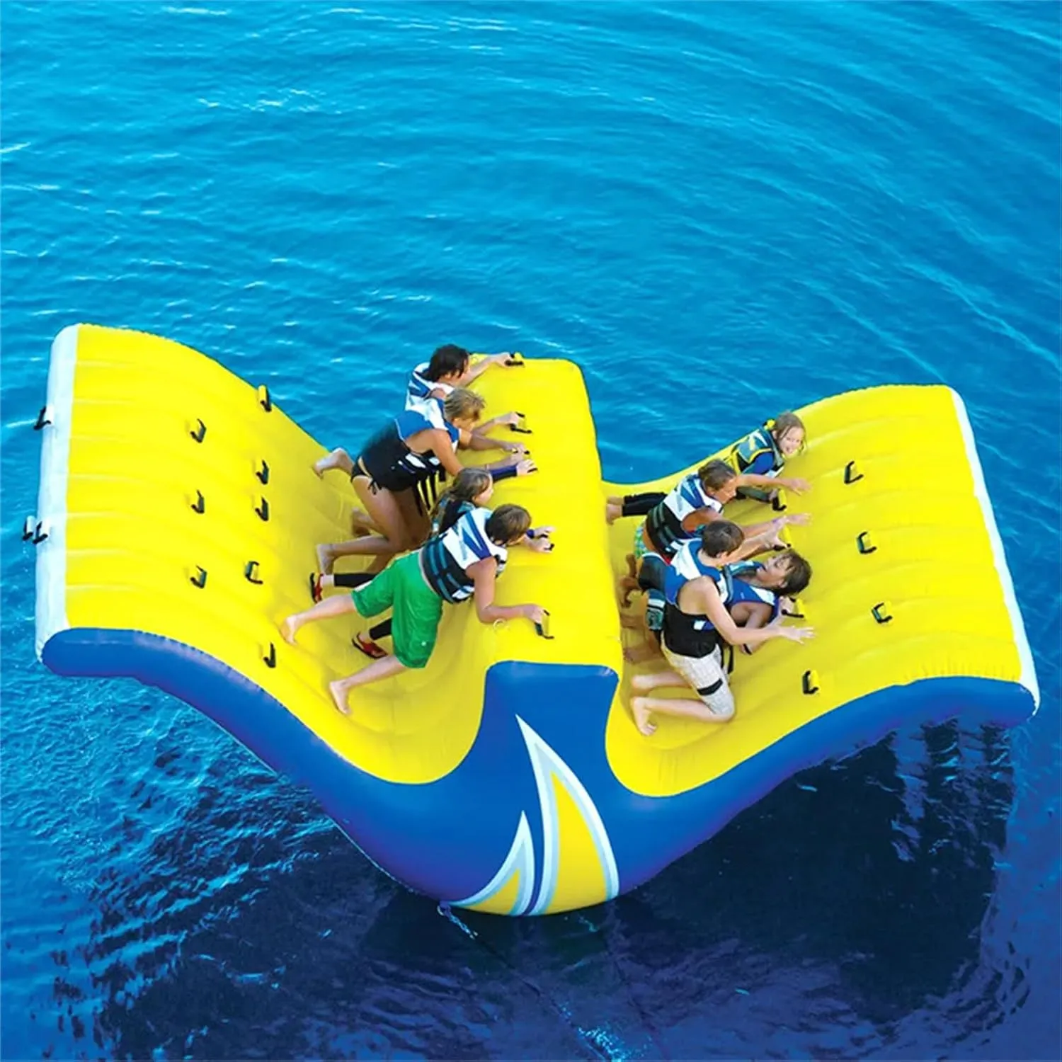 Large Inflatable Slide with Climbing Function with Air Pump Multifunctional Water Toy Suitable for Commercial Parks