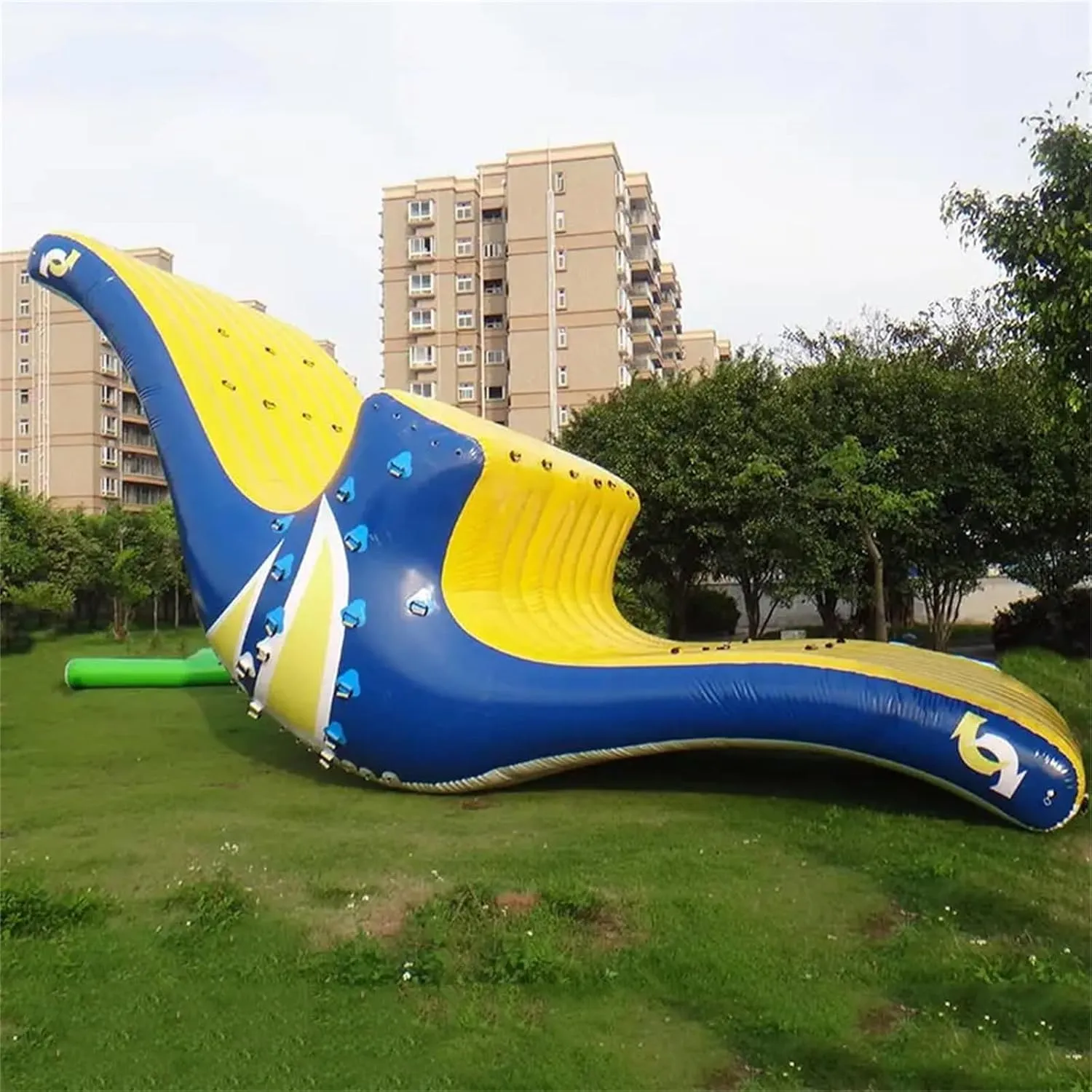 Large Inflatable Slide with Climbing Function with Air Pump Multifunctional Water Toy Suitable for Commercial Parks