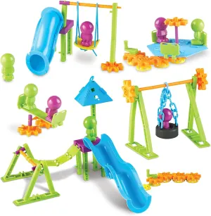 Learning Resources Playground Engineering & Design STEM Set - 104 Pieces, Ages 5  STEM Toys for Kids, Construction Toys