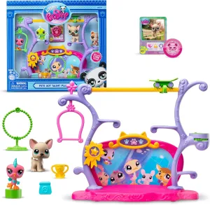 Littlest Pet Shop, Pets Got Talent Play Set - Gen 7, Pets #67 & #66, Authentic LPS Bobble Head Figure, Collectible Imagination Toy Animal, Kidults, Girls, Boys, Kids, Tweens Ages 4 