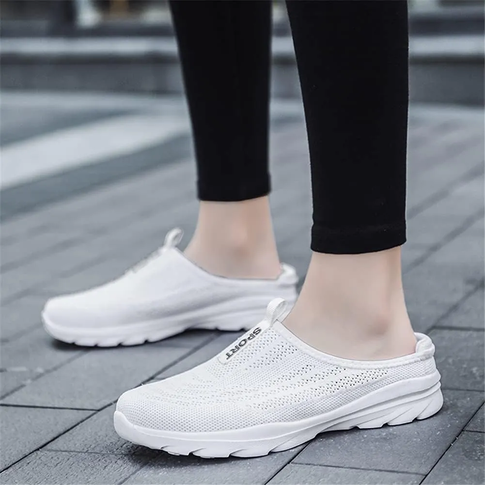 LLTMALL Women's Lightweight Closed Toe Slippers Slip-on Backless Sneakers Mesh Mule Shoes