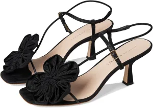 Loeffler Randall Women's Frank Flower Applique Heeled Sandals