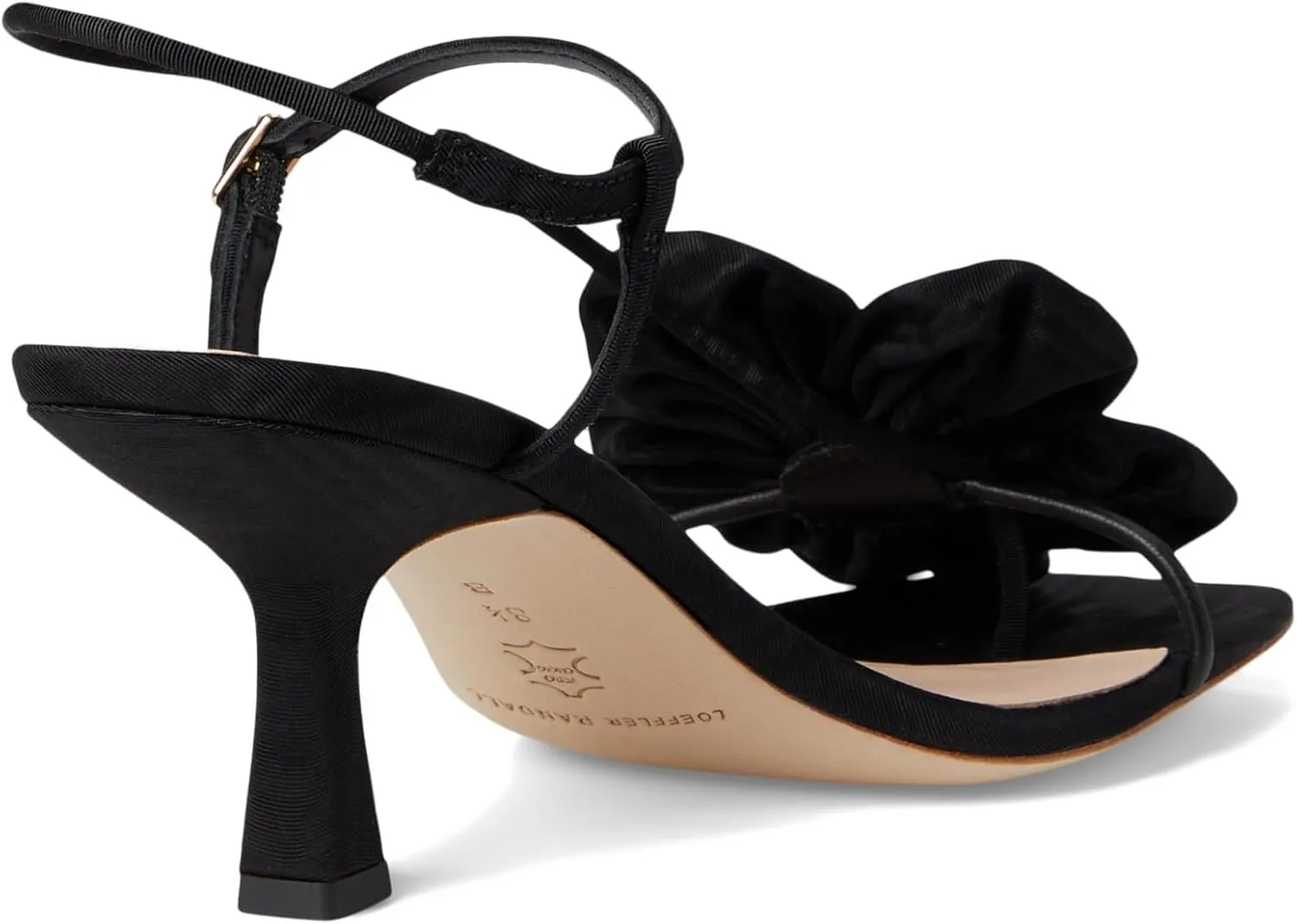 Loeffler Randall Women's Frank Flower Applique Heeled Sandals