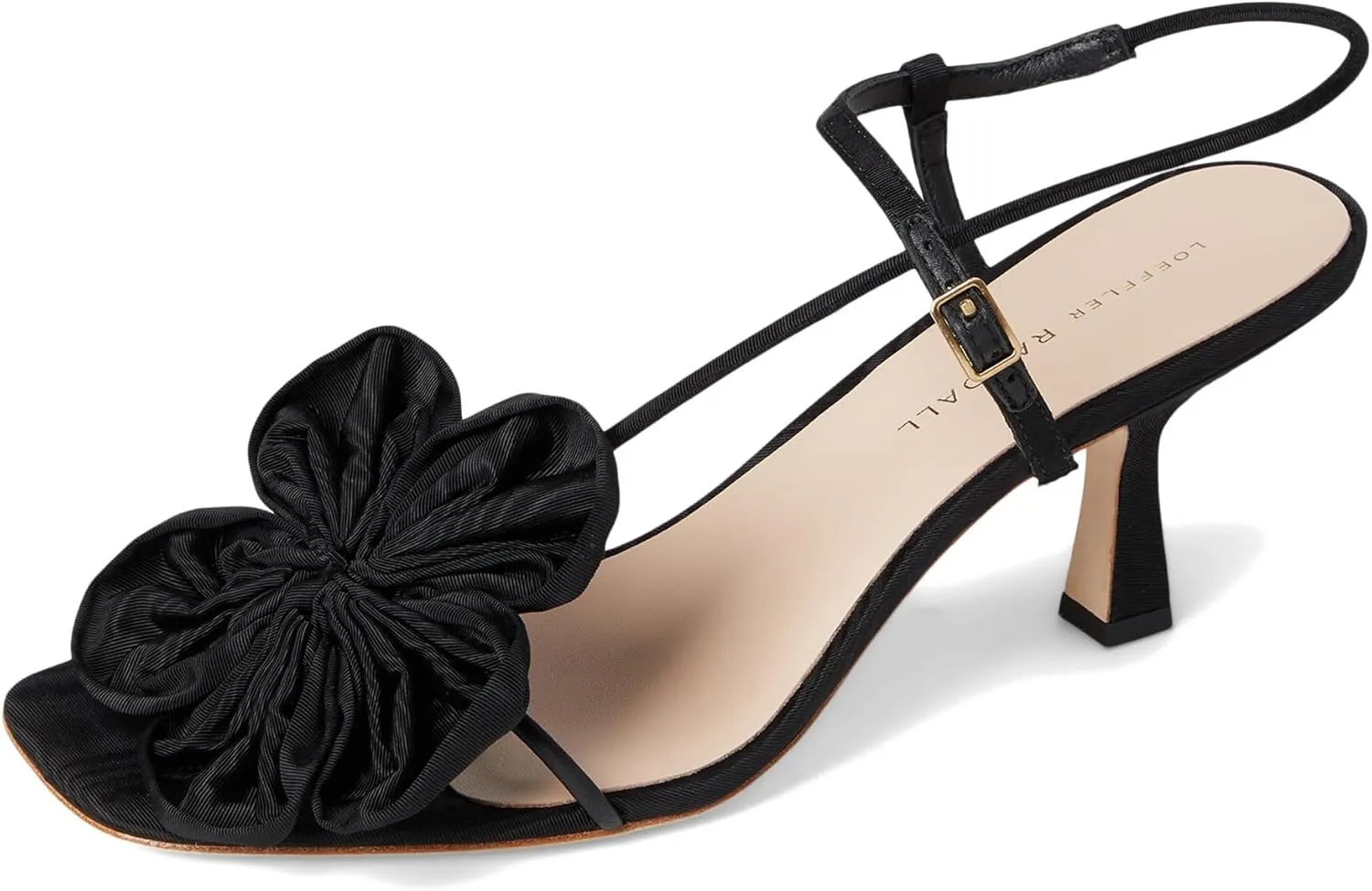 Loeffler Randall Women's Frank Flower Applique Heeled Sandals