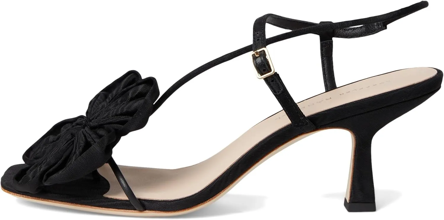 Loeffler Randall Women's Frank Flower Applique Heeled Sandals