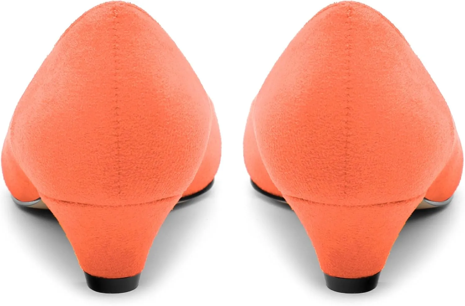 Low Heel Kitten Heel Shoes for Women. The Small Square Shaped Toe Cap is Classic and Fashionable, and They are Suitable for Various Occasions. 1.4 inches