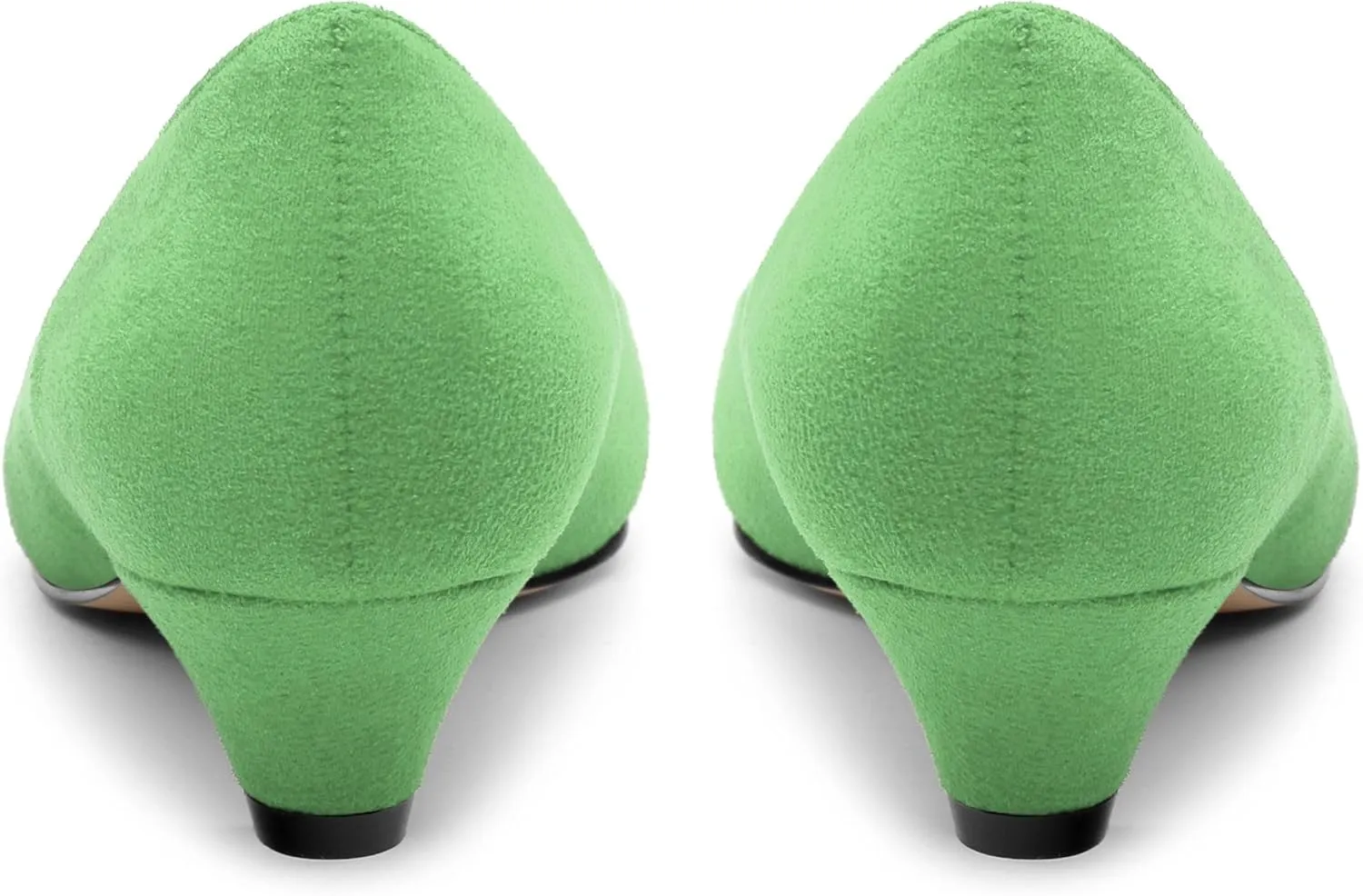 Low Heel Kitten Heel Shoes for Women. The Small Square Shaped Toe Cap is Classic and Fashionable, and They are Suitable for Various Occasions. 1.4 inches