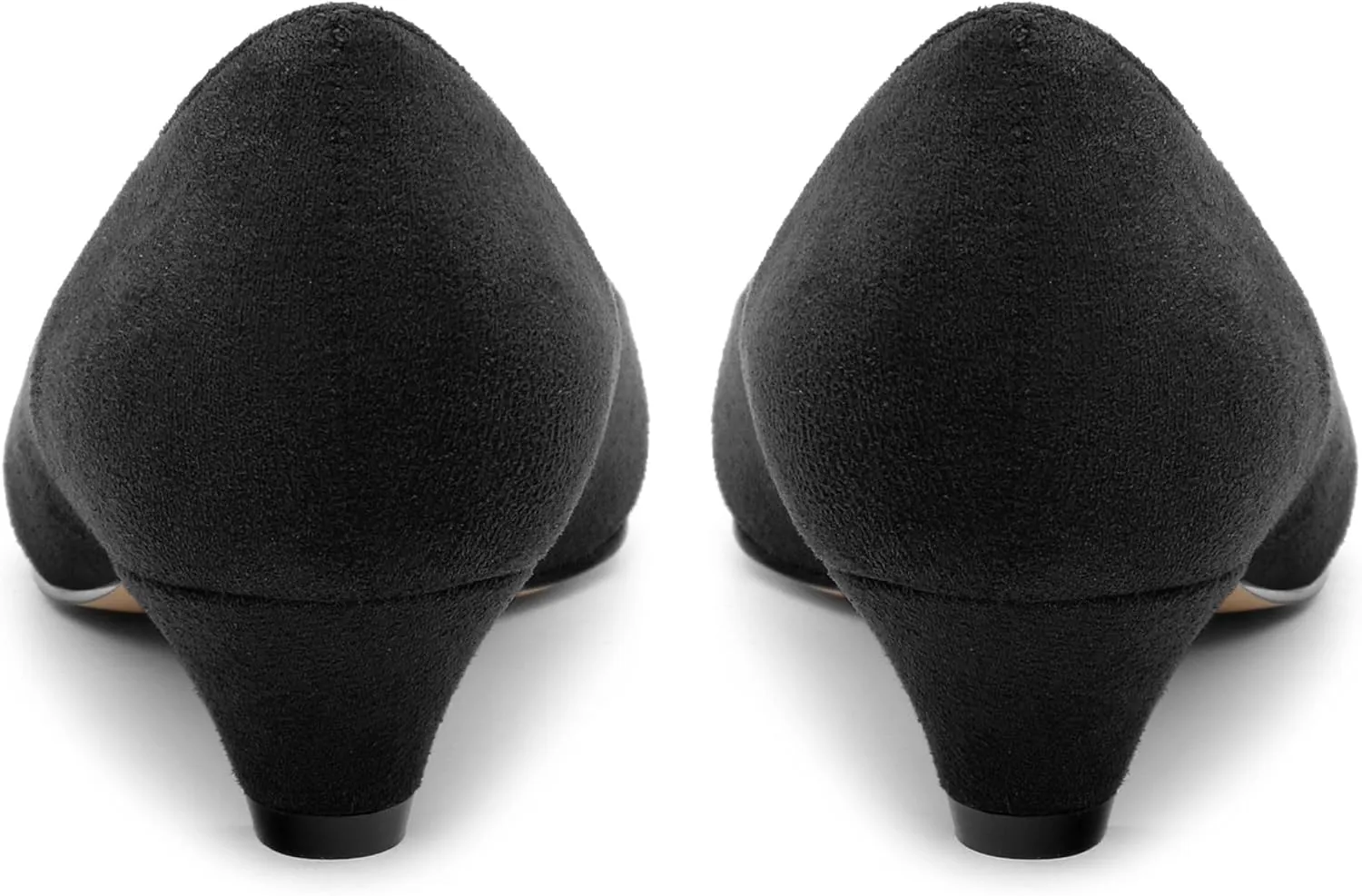 Low Heel Kitten Heel Shoes for Women. The Small Square Shaped Toe Cap is Classic and Fashionable, and They are Suitable for Various Occasions. 1.4 inches