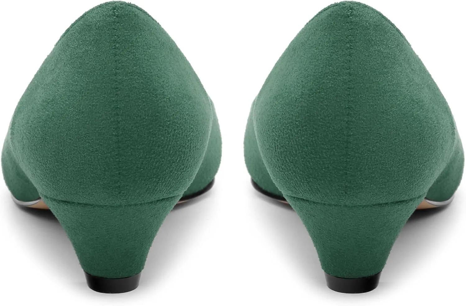 Low Heel Kitten Heel Shoes for Women. The Small Square Shaped Toe Cap is Classic and Fashionable, and They are Suitable for Various Occasions. 1.4 inches