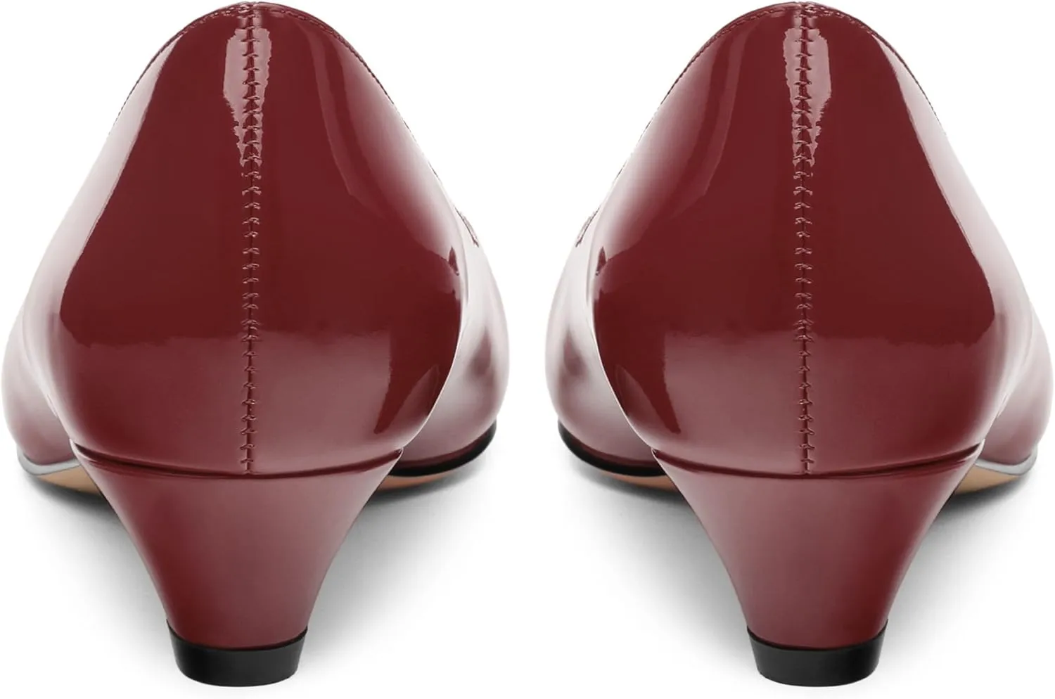 Low Heel Kitten Heel Shoes for Women. The Small Square Shaped Toe Cap is Classic and Fashionable, and They are Suitable for Various Occasions. 1.4 inches
